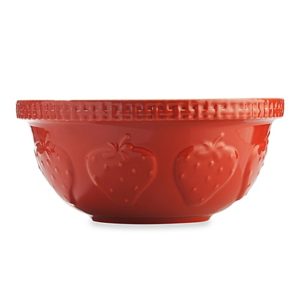 Strawberry Mixing Bowl | Faith, Hope, Love, and Luck Survive Despite a Whiskered Accomplice