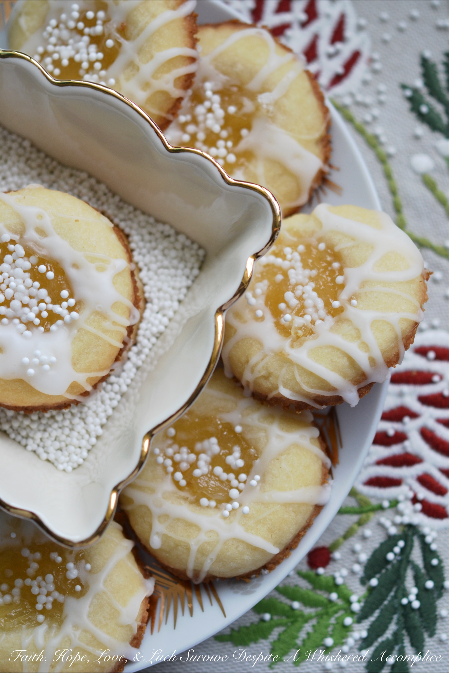 Malibu Winter Thumbprint Cookies
