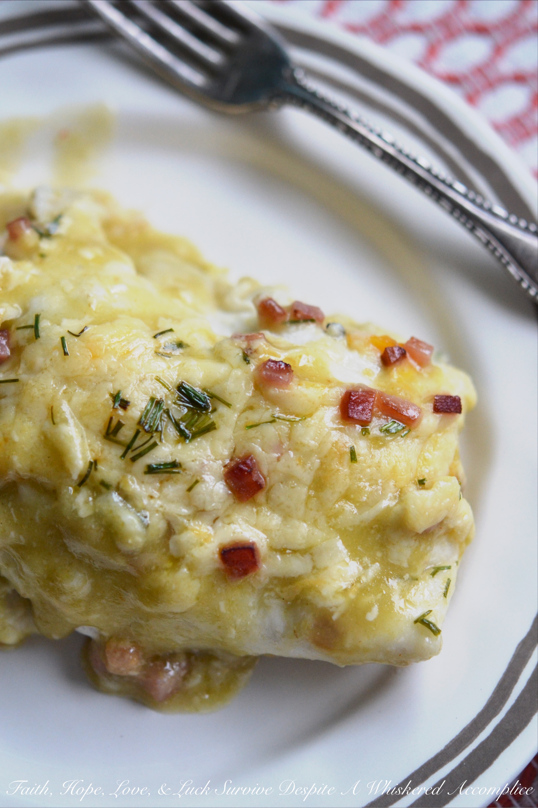 Breakfast Burrito Green Chile Enchiladas