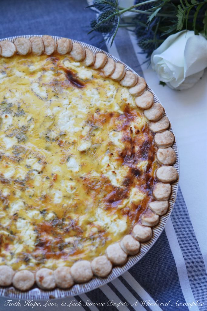 Scallop, Goat Cheese, & Leek Egg Pie - Forget everything you think you know about quiche. This scallop, goat cheese, and leek egg pie might sound a bit different, but trust me, it’s worth a try. The way the delicate seafood combines with tangy goat cheese and sweet leeks, all baked into a creamy egg custard, is simply delicious. Baked to golden perfection in a buttery crust, this fancy, yet simple-to-make seafood egg pie is perfect for breakfast, brunch, lunch, or even dinner. No matter the meal, I promise you’ll be hooked.