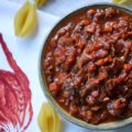 Game Day Overnight Crockpot Tomato Sauce - This versatile tomato sauce will give you something to cheer about on your big game day, whether you use it for pasta sauce, meatballs, stuffed shells, or even as a dipping sauce for mozzarella sticks. And the fact that this sauce can be made overnight in a crockpot makes it even more amazing. This may just be the easiest tomato sauce you'll ever make.