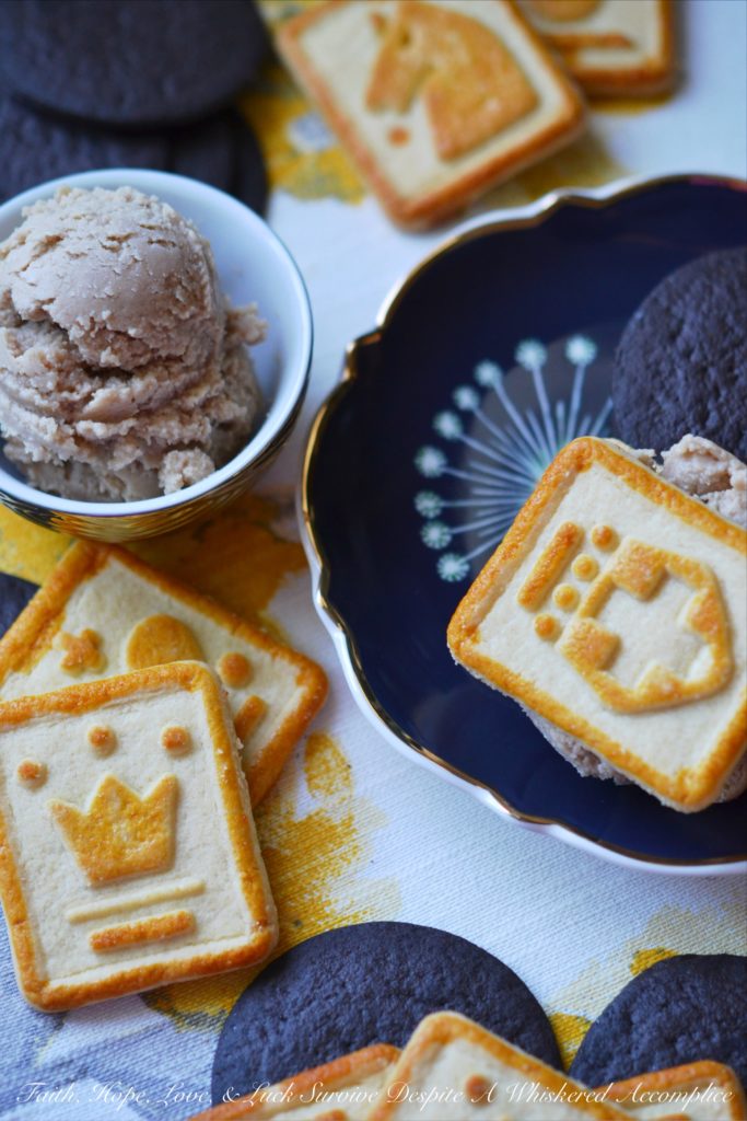 Frozen Peanut Butter & Jelly Cookie Sandwiches - All you need to make these frozen peanut butter and jelly cookie sandwiches are a few of your favorite homemade or store-bought cookies and some homemade peanut butter and jelly ice cream. And, since the ice cream only requires heavy whipping cream, peanut butter, and jelly, you'll be able to make these ice cream sandwiches whenever the mood strikes.