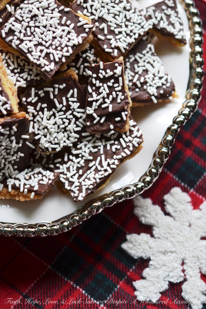 Special Winter Cracker Candy - This isn’t just any sweet treat; it’s a delightful winter cracker candy that’s both simple to make and super addictive. Picture a crispy, toffee-like cracker base smothered in rich, melted semi-sweet chocolate and showered with a dusting of white candy sprinkles for a fun, festive touch. Whether you’re celebrating a cozy snow day or just want a quick and easy dessert that will wow your friends and family, this cracker candy is sure to be a hit.