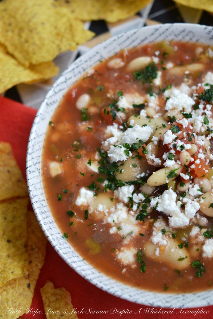 10-Minute Mexican Bean Soup - In less than ten minutes, you can make a healthy vegetarian soup with very little work involved, unless you consider using a can opener work. Canned beans, tomatoes, and green chiles add texture to this Mexican-inspired soup, while a handful of fresh cilantro and a few teaspoons of taco seasoning wake everything up with a burst of flavor. And let’s not forget the finishing touch. The cheese. A generous sprinkle of queso fresco really makes this bean soup pop, but honestly, whatever cheese you’ve got hiding in your fridge will do the trick. Cheddar, manchego, or even pepper jack if you’re feeling a little spicy. This is your soup, after all, so go ahead and make it your own.