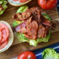 Dilly Brown Sugar Bacon BLT's - BLT's are quite amazing, however, when you add dill mayonnaise, avocado, and brown sugar rubbed bacon to them, they become something even more spectacular.