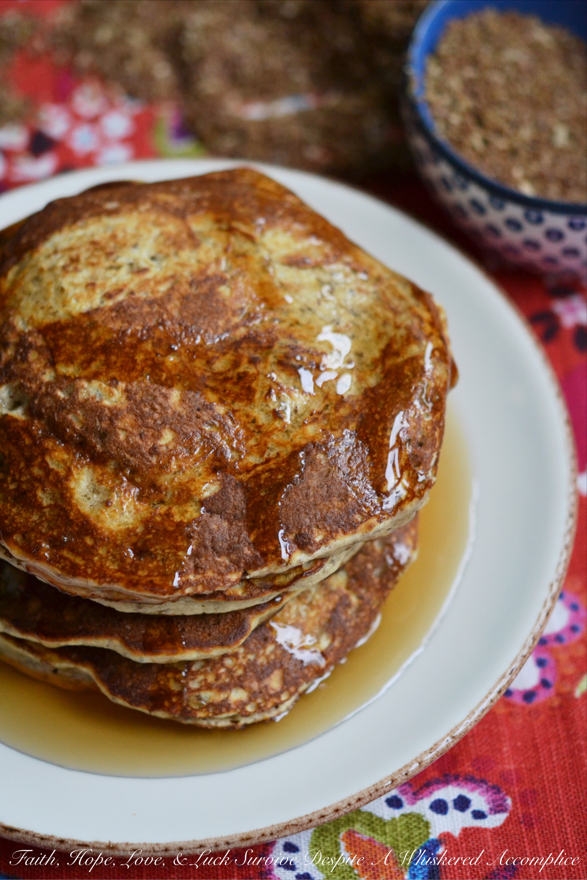 Small Batch Healthier Saturday Pancakes