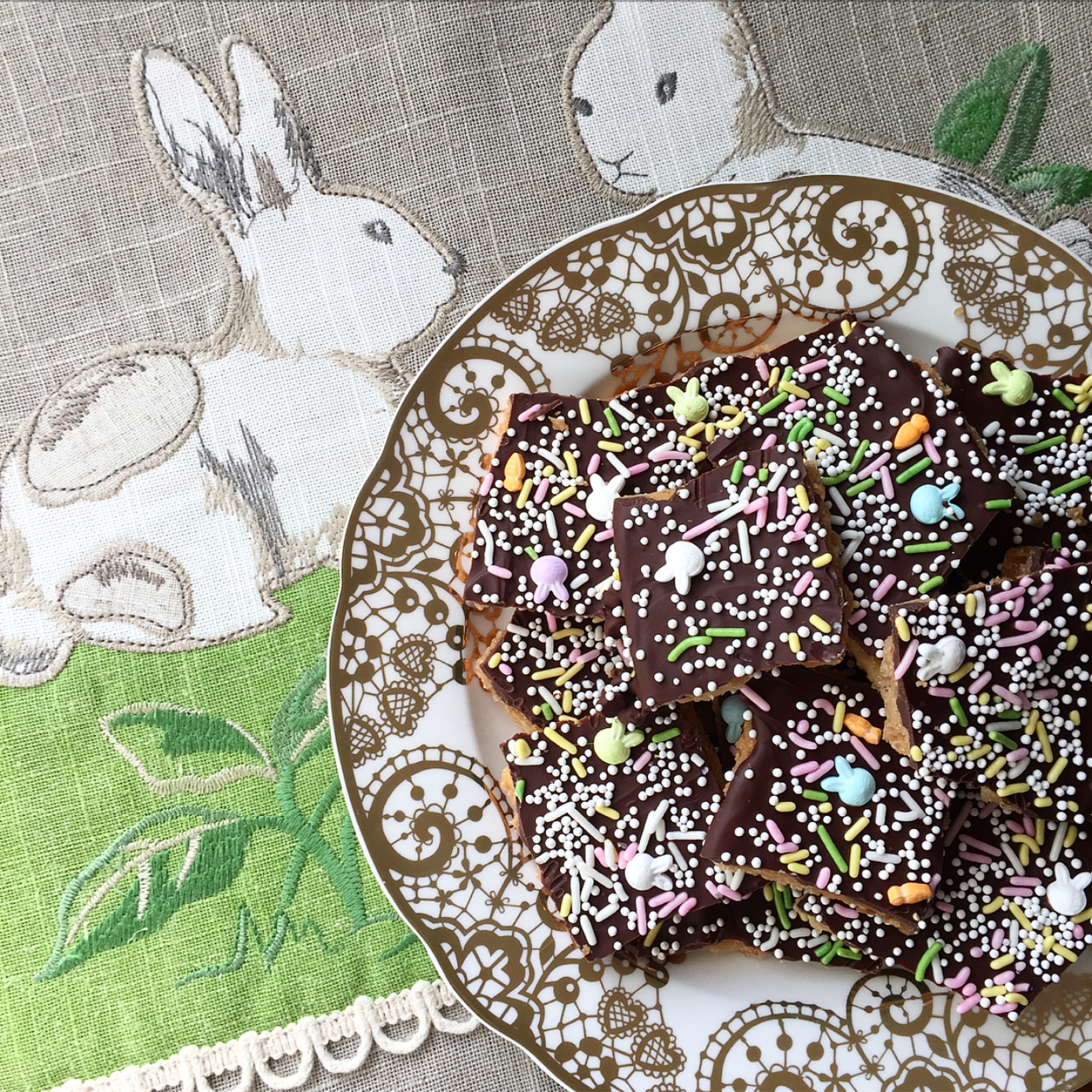 Easter Sprinkles Cracker Candy