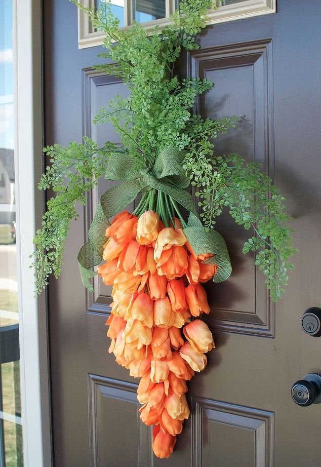 Spring Carrot Door Hanger - Hometalk