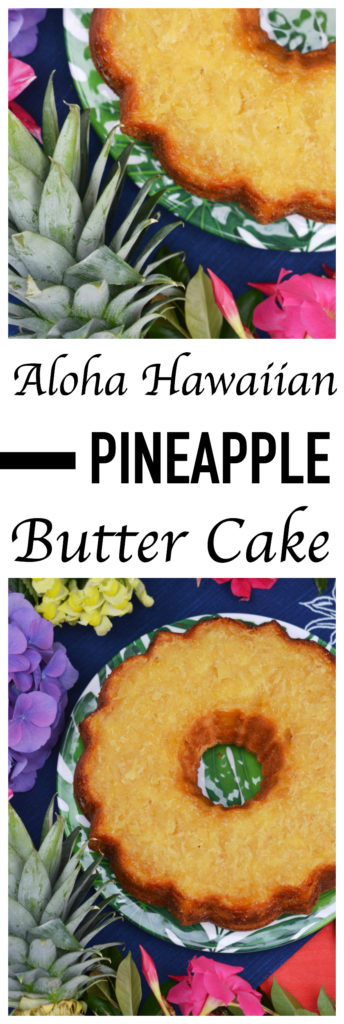 Aloha. The sweet pineapple and decadent butter flavoring in this tropical Bundt cake truly make you feel like you have arrived in a Hawaiian paradise.