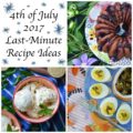A few last-minute recipe ideas to help you celebrate the 4th of July in style, including deviled eggs, cornbread, and lots and lots of homemade ice cream.
