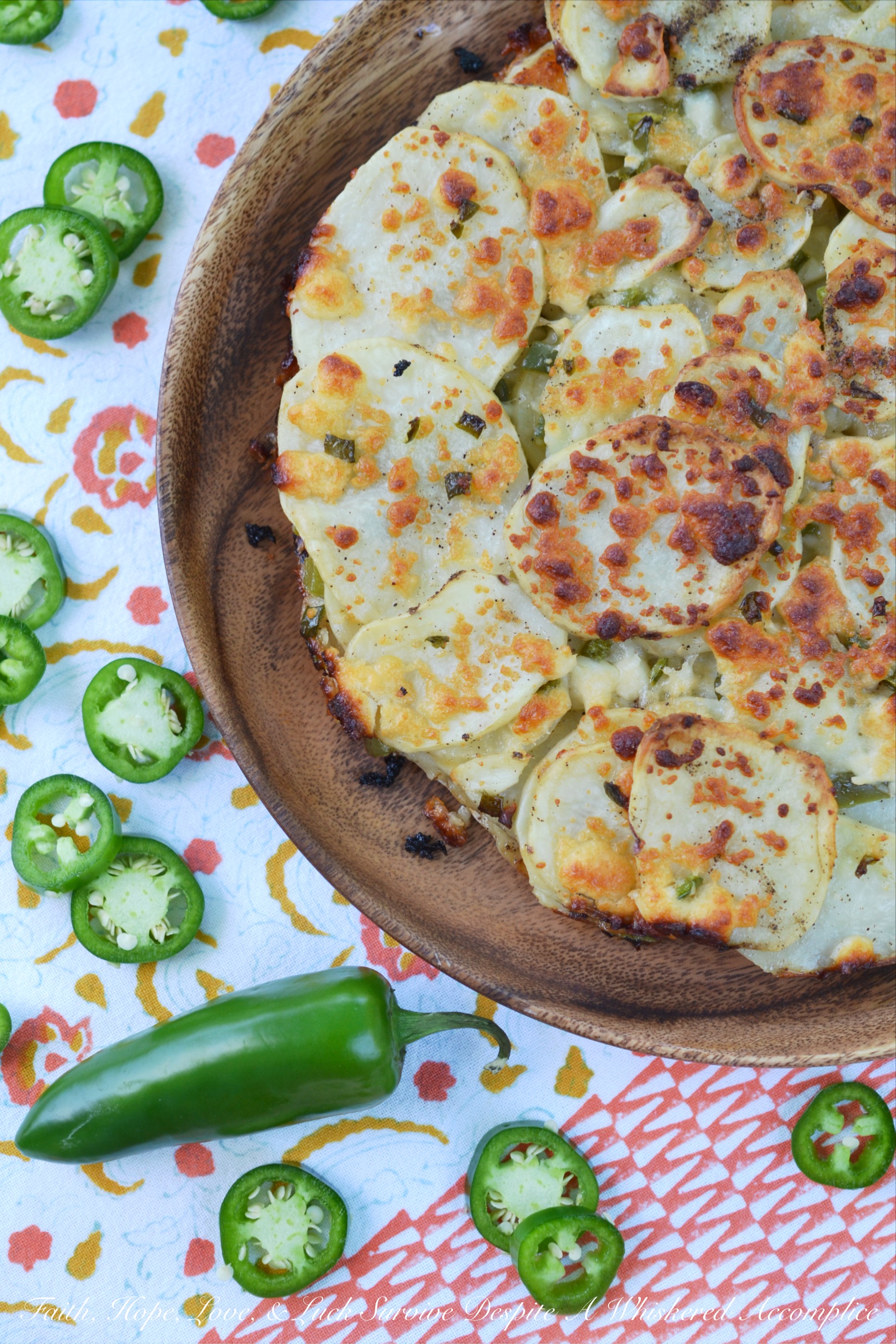 Jalapeño & Cotija Cheese Potato Stack Pie