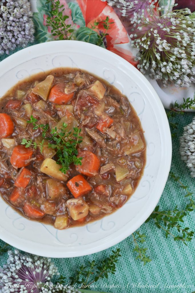 Lamb & Root Vegetable English Stew - Beef stew gets all the love, but this crockpot recipe allows lamb a chance to strut its stuff for once. This is a full-on, slow-cooked English-style lamb stew situation, starring tender lamb loin chops, lots of fresh thyme, and a whole cast of root vegetables that soak up every bit of flavor. The real magic happens when you pour in a can or bottle of stout beer, which turns the stew's gravy into something so rich and velvety, you’ll want to eat it by the spoonful. If you’ve been looking for the ultimate alternative to beef stew, your search ends here.