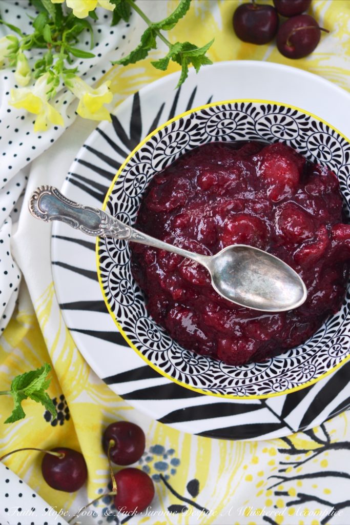 Homemade Bing Cherry Pie Filling - Not only is homemade cherry pie filling better than any canned variety you will find available at your local market, but it is also as easy as pie to make. You'll just need some fresh cherries and a few simple ingredients.