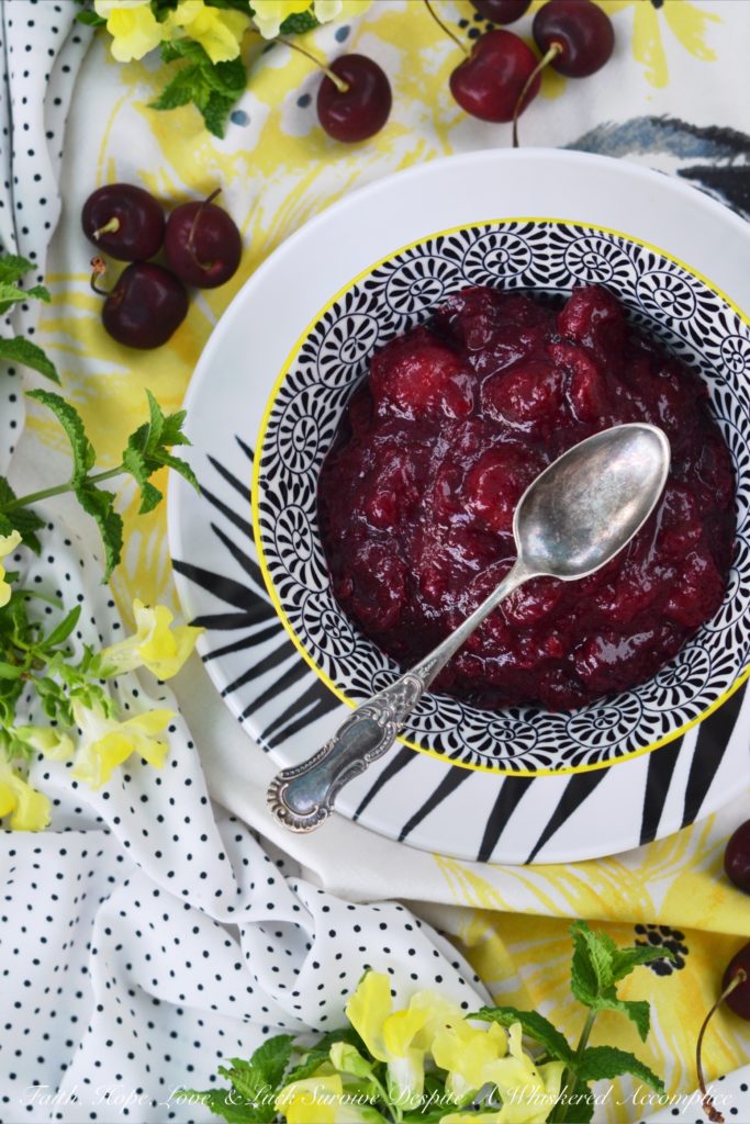 Homemade Bing Cherry Pie Filling - Not only is homemade cherry pie filling better than any canned variety you will find available at your local market, but it is also as easy as pie to make. You'll just need some fresh cherries and a few simple ingredients.
