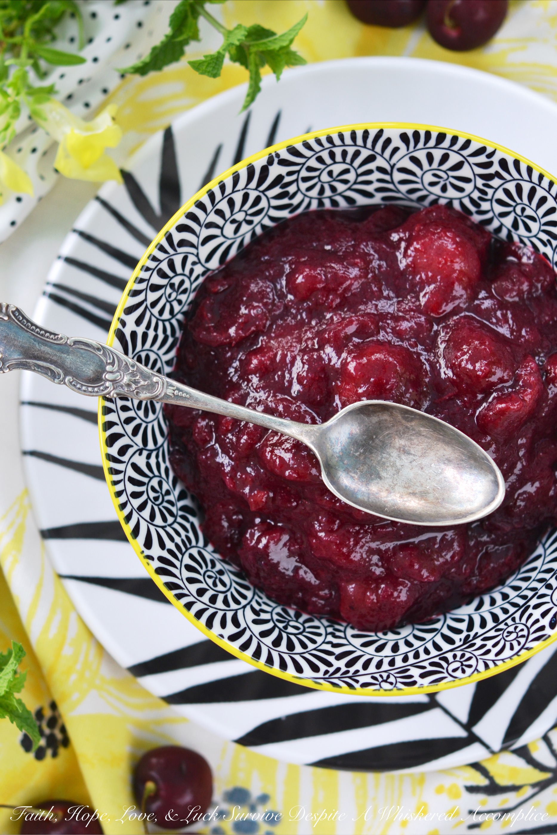 Homemade Bing Cherry Pie Filling