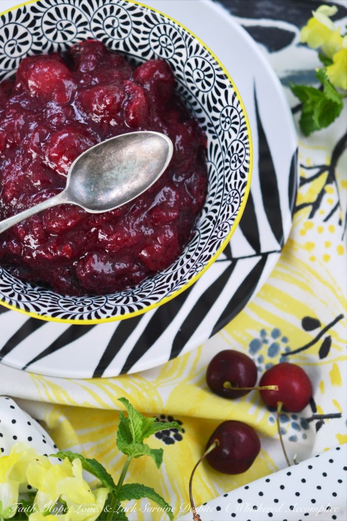 Homemade Bing Cherry Pie Filling - Not only is homemade cherry pie filling better than any canned variety you will find available at your local market, but it is also as easy as pie to make. You'll just need some fresh cherries and a few simple ingredients.