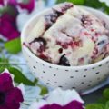 Cherry Graham Cracker Pie Frozen Custard - Cherry pie filling and crushed graham crackers help transform vanilla frozen custard into a creamy and delicious layered ice cream treat. Whether you use homemade or store-bought cherry pie filling, your family and friends will agree that this cherry pie frozen custard is a definite winner when it comes to summertime dessert recipes.