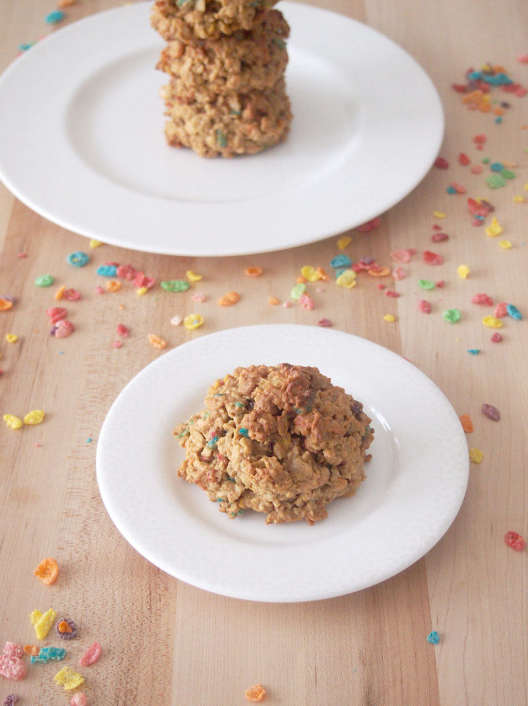 Fruity Pebbles Breakfast Cookies - Pies and Plots