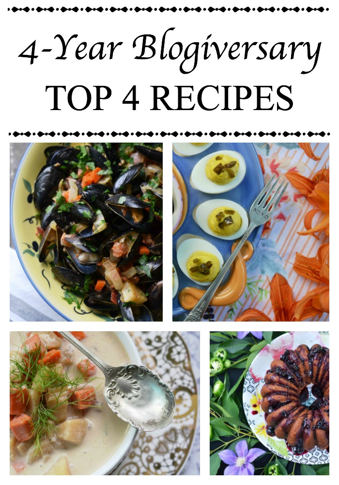 Join us in celebrating our 4-Year Blogiversary and see which specialty blogger cooking group-inspired recipes made our Top 4 List in 2017.