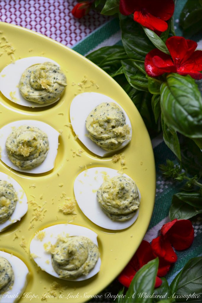 Lemon, Honey, and Fresh Basil Deviled Eggs - These aren't your grandma's deviled eggs. Imagine a burst of sunshine in every bite, thanks to the bright flavors of lemon, honey, and fresh basil. Perfectly balanced with creamy mayonnaise, a touch of Dijon mustard, and a sprinkle of salt and pepper, these deviled eggs are fresh, tangy, sweet, and utterly irresistible. Whether you're hosting a holiday gathering, planning a picnic, or firing up the grill for a barbecue, this recipe is guaranteed to be a hit.