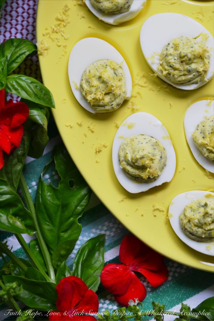 Lemon, Honey, and Fresh Basil Deviled Eggs - These aren't your grandma's deviled eggs. Imagine a burst of sunshine in every bite, thanks to the bright flavors of lemon, honey, and fresh basil. Perfectly balanced with creamy mayonnaise, a touch of Dijon mustard, and a sprinkle of salt and pepper, these deviled eggs are fresh, tangy, sweet, and utterly irresistible. Whether you're hosting a holiday gathering, planning a picnic, or firing up the grill for a barbecue, this recipe is guaranteed to be a hit.