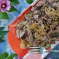 Green Chile Enchilada Crockpot Texas Roast - It's amazing how much flavor a can of green chile enchilada sauce can add to a dish. This Tex-Mex-inspired pulled beef roast is tender, slightly spicy, juicy, and delicious whether it's served over mashed potatoes or rice. If you're a huge taco fan, this shredded beef can also be used to make the most amazing soft tacos.