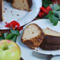 Autumn Honey Apple Bake & Slice Bundt Cake - A touch of honey and cinnamon paired with the taste of crisp autumn apples help to make this bake and slice Bundt cake a slightly sweet fall treat.