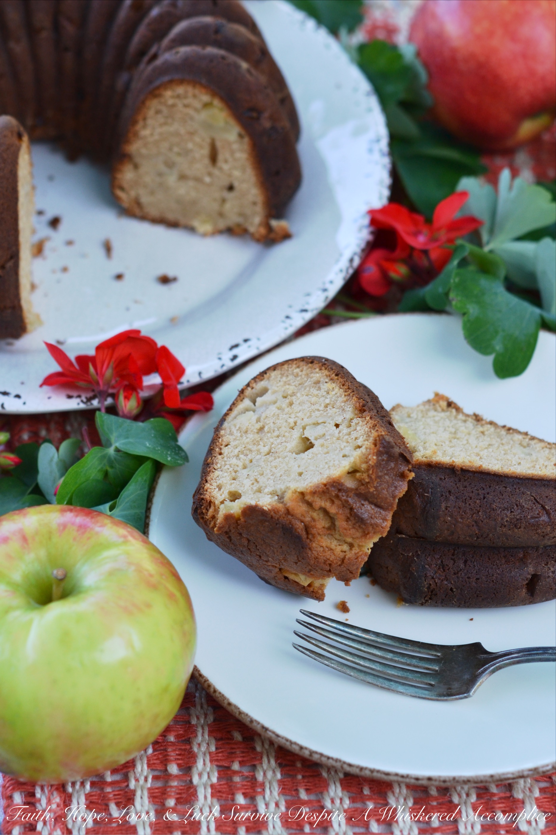 Autumn Honey Apple Bake & Slice Bundt Cake 