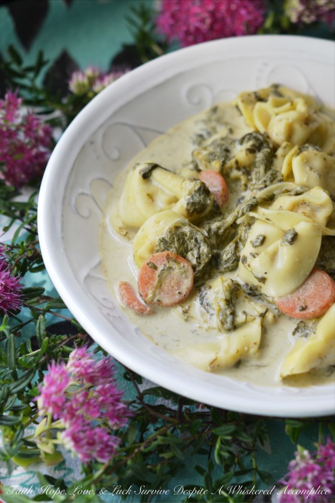 15-Minute Tortellini & Spinach Weeknight Soup - With just a few simple ingredients, including your favorite store-bought refrigerated cheese tortellini, you can have a satisfying and nutritious dinner on the table in as little as 15 minutes. Say goodbye to boring pasta meals and hello to a new favorite easy-to-make quick and delicious weeknight soup.