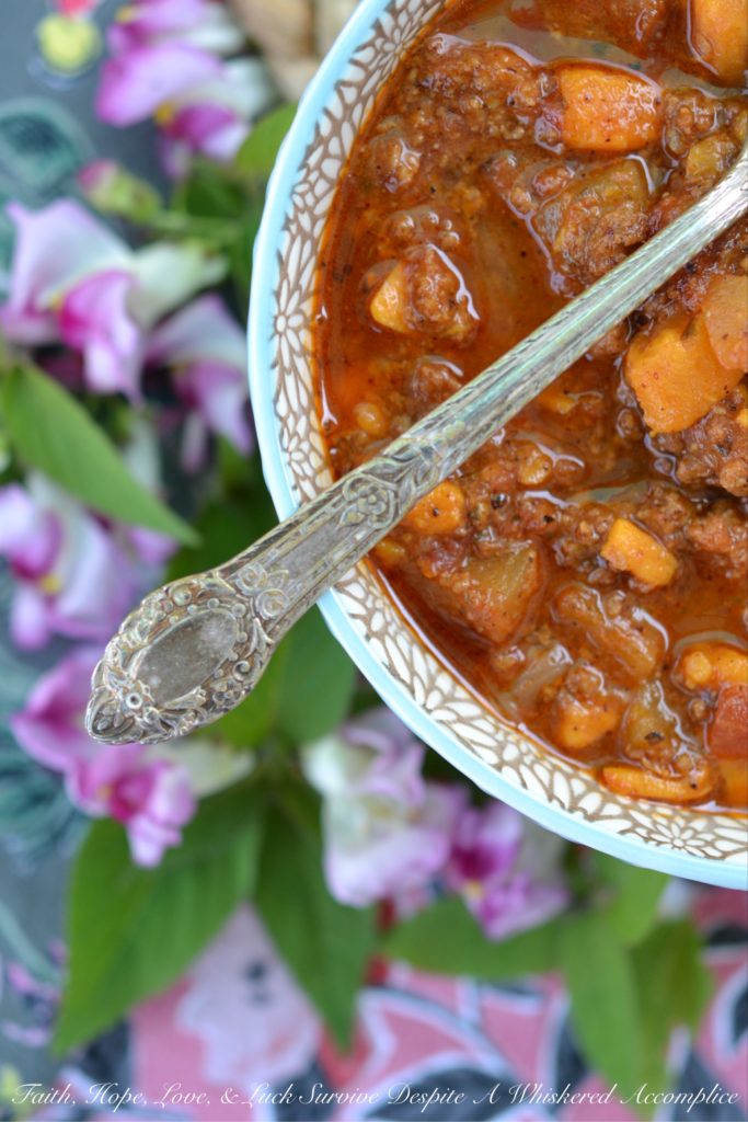 Apple & Honey Sweet Potato Turkey Chili - Are you looking for a new chili recipe that is packed with flavor and perfect for fall? Well then, this apple, honey, sweet potato, and turkey chili is just what you're looking for. It's a little bit sweet, a little bit spicy, and just right for a blustery autumn day.