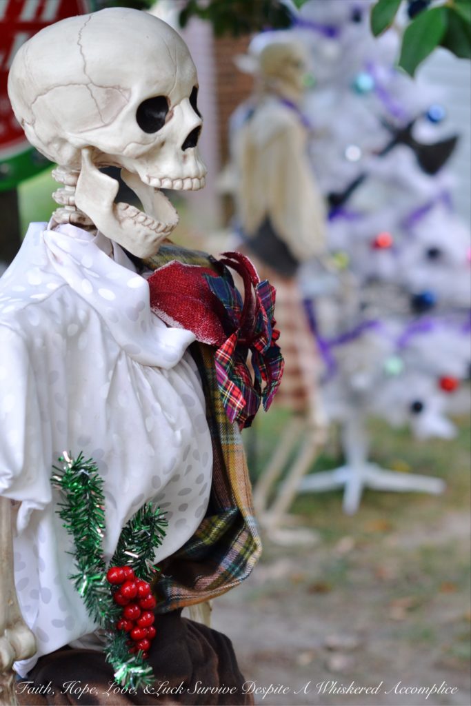 A sneak peak of the 2017 "The Nightmare Before Christmas" themed Scottish Skeleton Clan Army at The Historic Herndon Halloween House located in Herndon, VA.