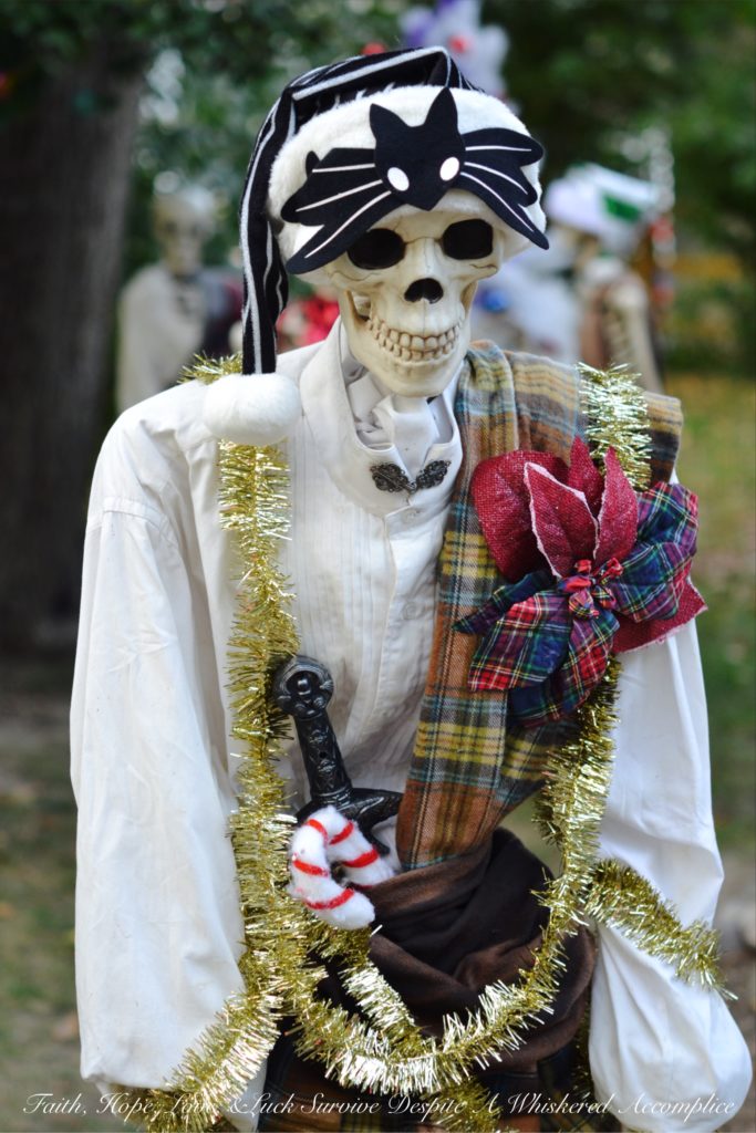 A sneak peak of the 2017 "The Nightmare Before Christmas" themed Scottish Skeleton Clan Army at The Historic Herndon Halloween House located in Herndon, VA.