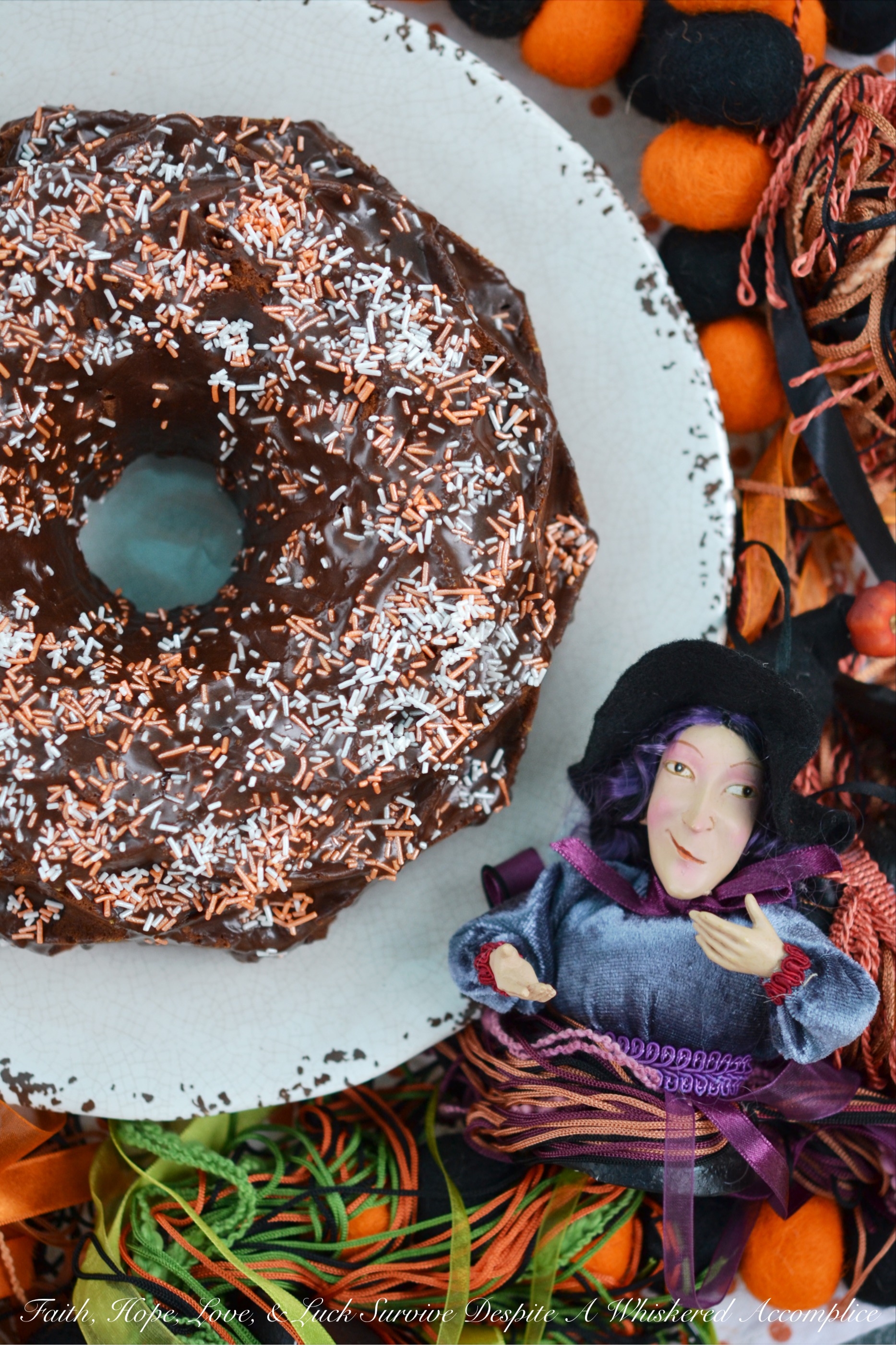 Creamsicle Bundt Cake with Orange Cocoa Glaze 
