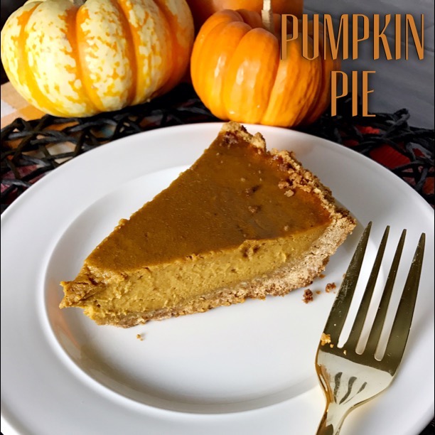 Pumpkin Pie with Pumpkin Spice Graham Cracker Crust - Kelly Lynn's Sweets & Treats | Bring something new to your Thanksgiving table with this November roundup of unique holiday recipes from some of your favorite food bloggers.