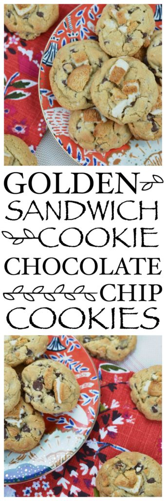 Combine chopped store-bought golden sandwich cookies with homemade cookie dough to create the perfect chocolate chip cookie.