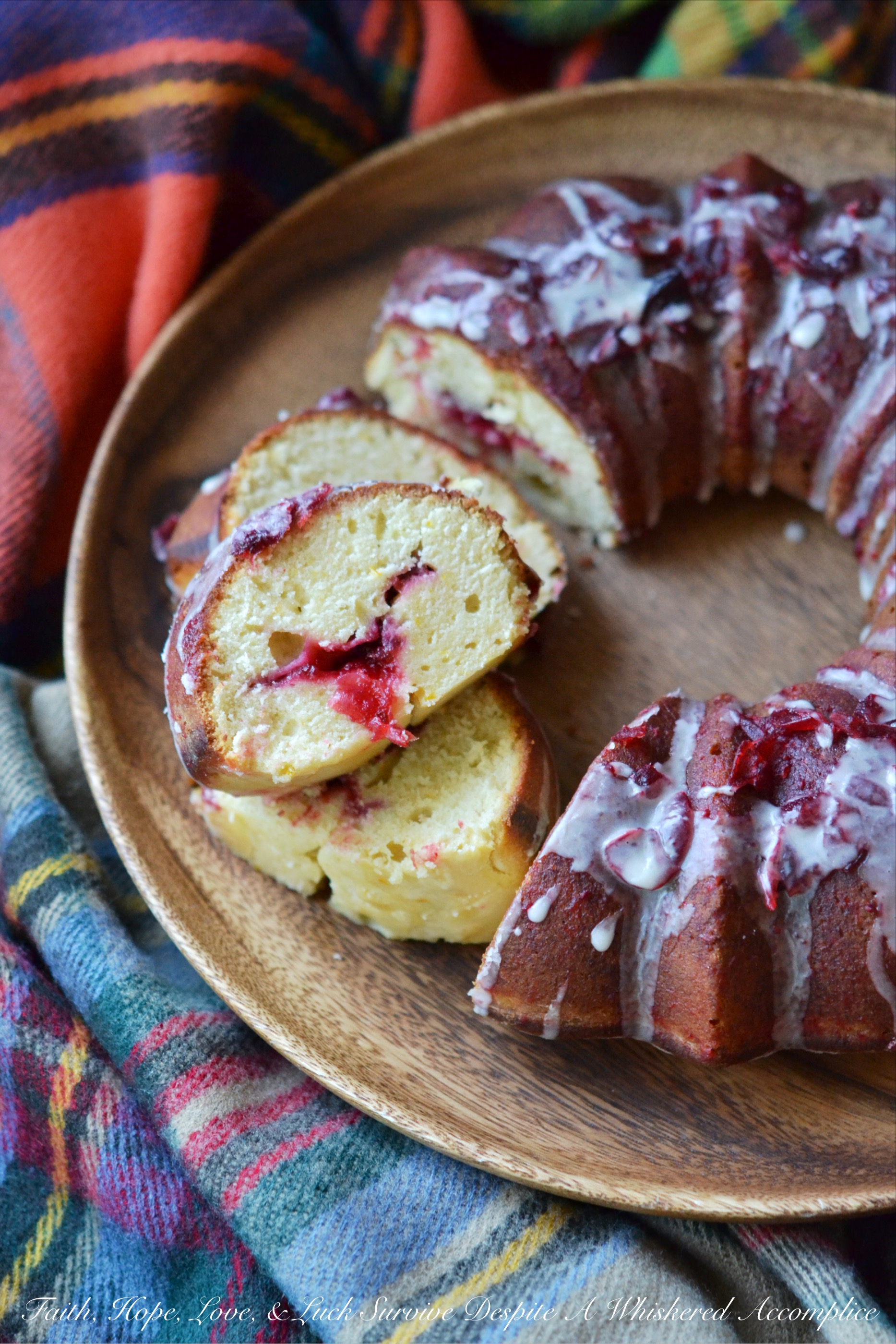 Cranberry & Beer Breakfast Bundt Cake