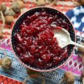 Average Thanksgiving cranberry sauce is transformed into something truly special with the addition of tequila, lime, and salt.