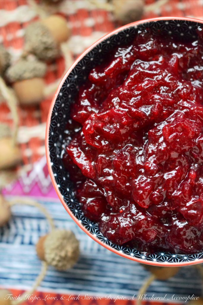 Average Thanksgiving cranberry sauce is transformed into something truly special with the addition of tequila, lime, and salt.
