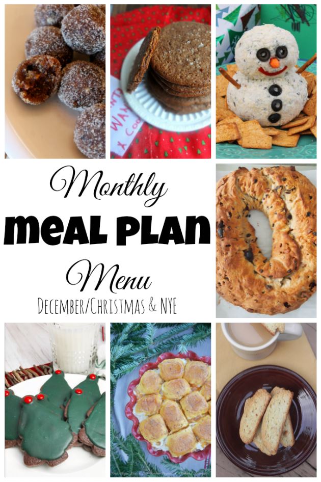 Check out our Monthly Meal Plan for Christmas and New Year's Eve festive dessert and appetizer recipes perfect for your holiday celebration.