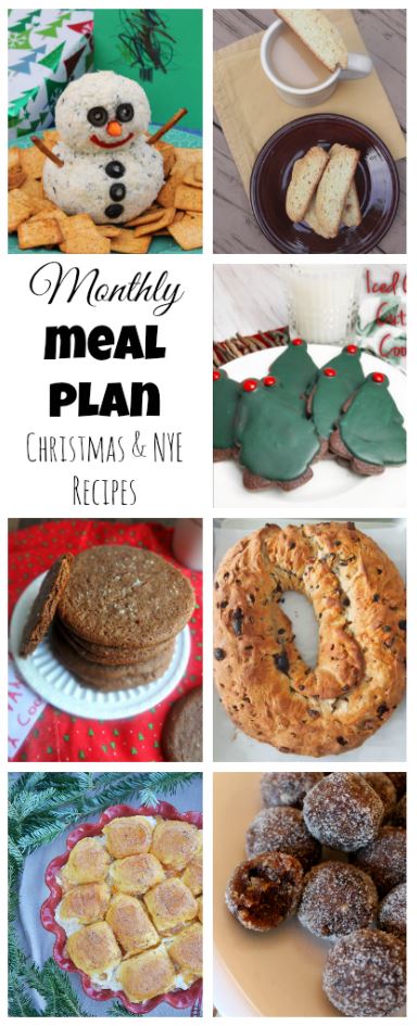 Check out our Monthly Meal Plan for Christmas and New Year's Eve festive dessert and appetizer recipes perfect for your holiday celebration.