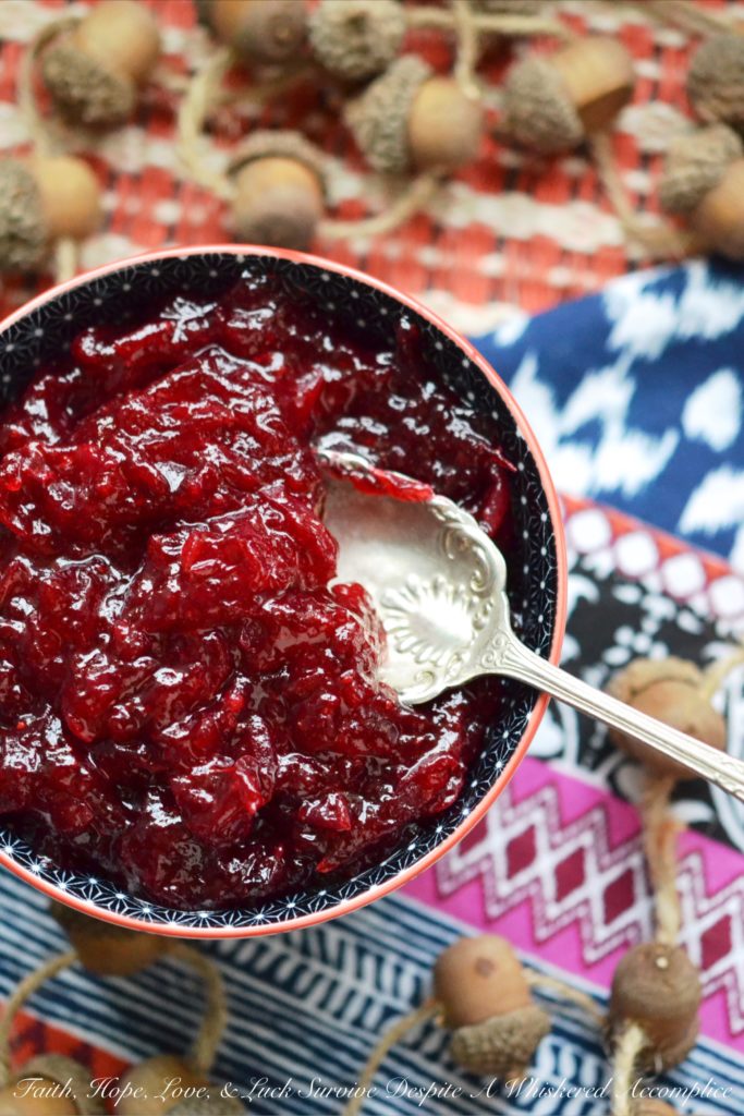 Average Thanksgiving cranberry sauce is transformed into something truly special with the addition of tequila, lime, and salt.