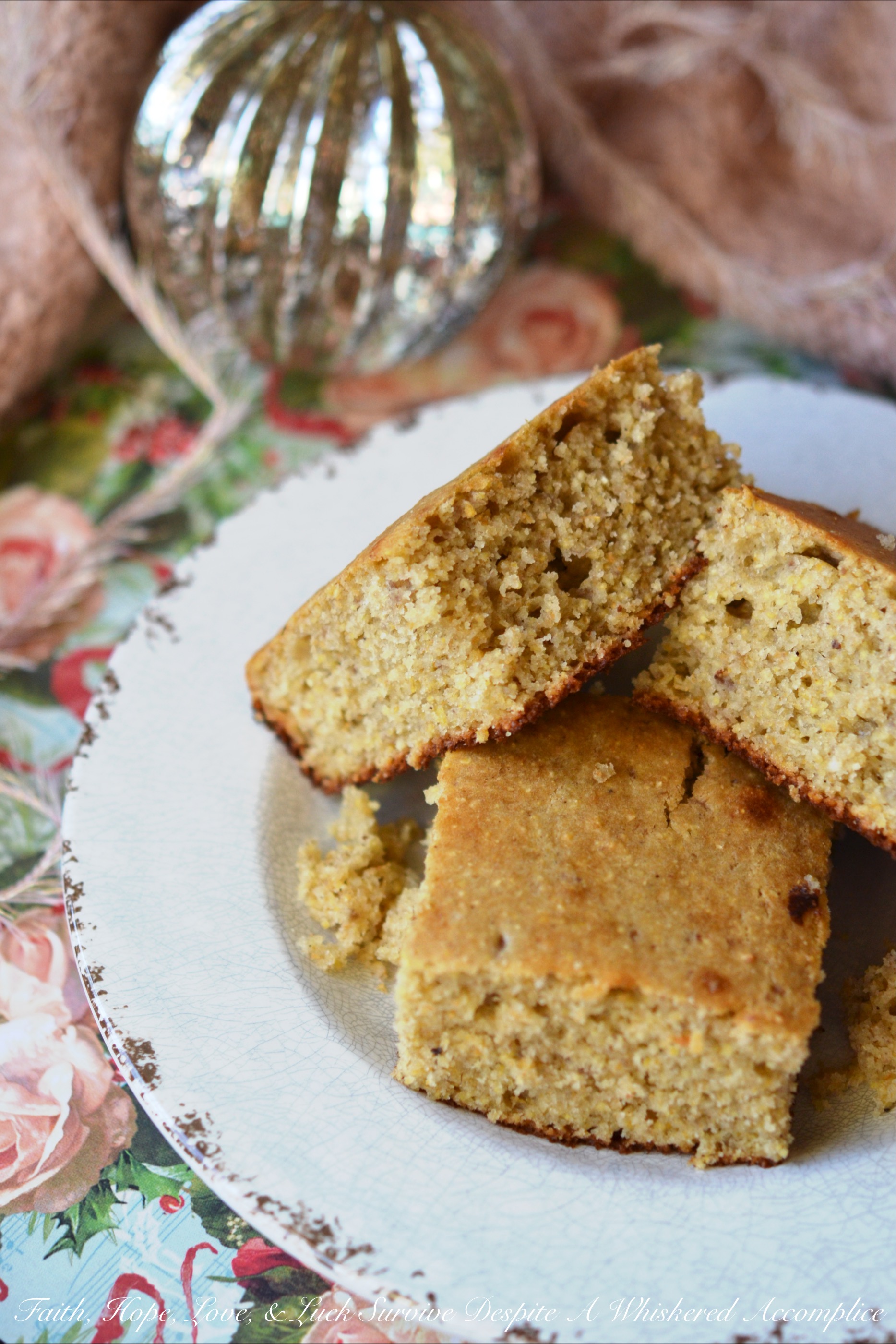 Christmas Cornbread with Eggnog