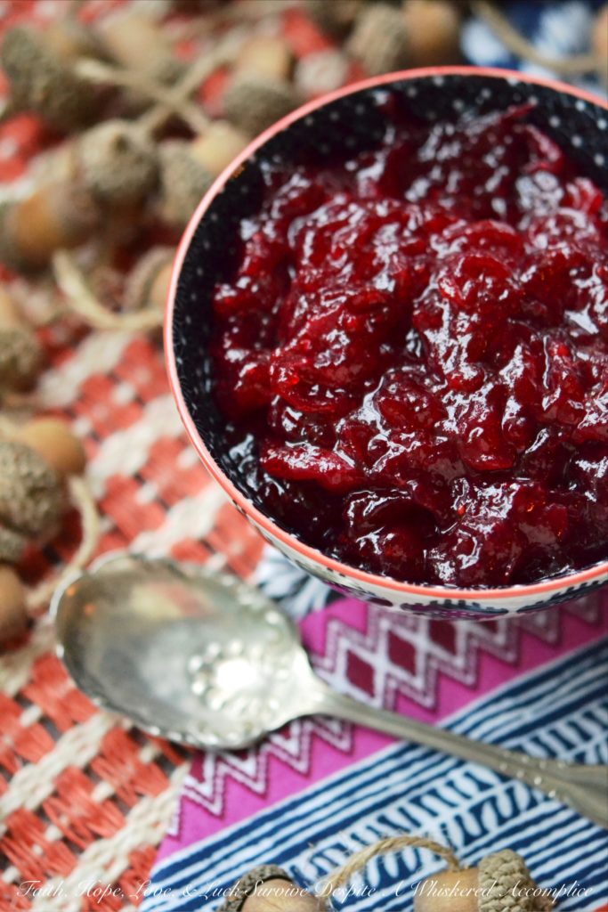 Average Thanksgiving cranberry sauce is transformed into something truly special with the addition of tequila, lime, and salt.