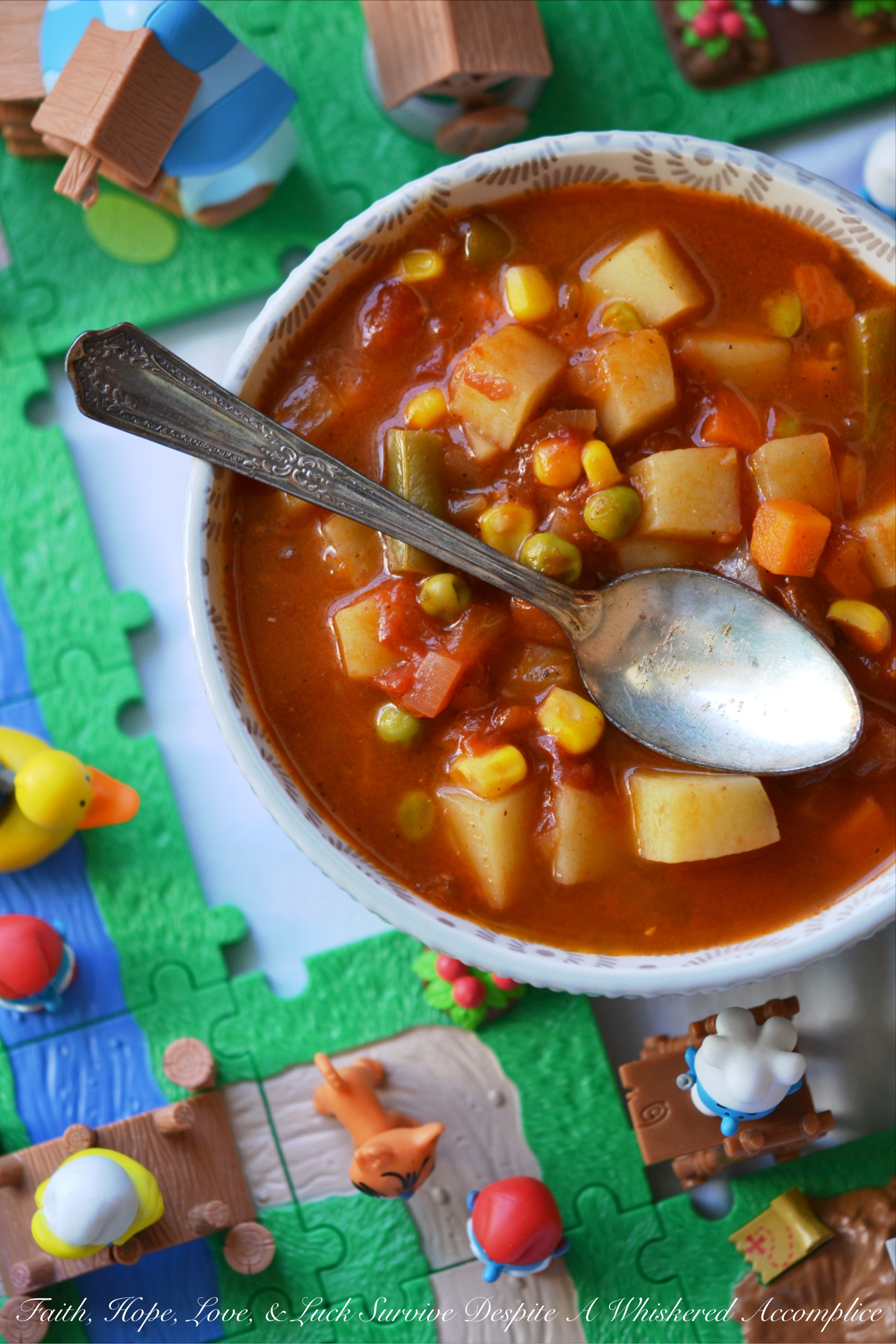 Classic Childhood Vegetable Soup 