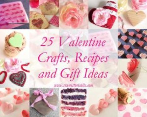 25 Valentine Crafts, Recipes and Gift Ideas - Sew Historically - Welcome to the Friday Frenzy, the best food and craft link party on the web. Visit us this week to see what recipes and crafts we are most excited about.