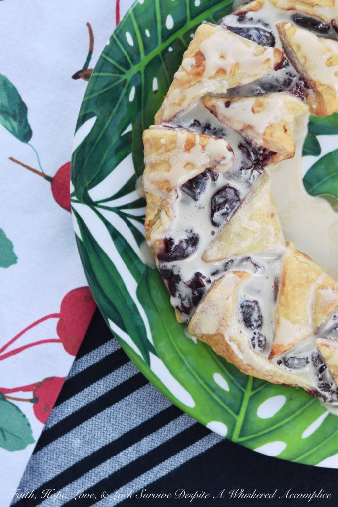 Cherry Bundt Breakfast Danish - Try using your Bundt pan for something other than a cake for once by using puff pastry and cherry pie filling to create a quick and easy breakfast danish. You'll love just how easy this recipe is to make and you'll love how it tastes even more.