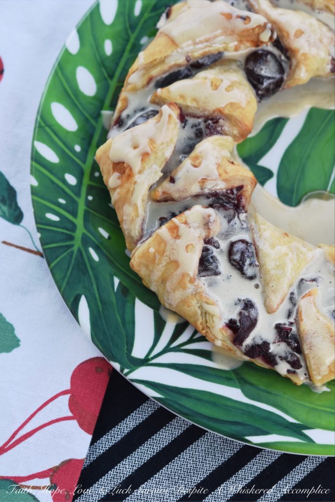 Cherry Bundt Breakfast Danish - Try using your Bundt pan for something other than a cake for once by using puff pastry and cherry pie filling to create a quick and easy breakfast danish. You'll love just how easy this recipe is to make and you'll love how it tastes even more.