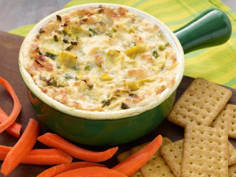 Hot Artichoke Dip - Poinsettia Drive - Welcome to the Friday Frenzy, the best food and craft link party on the web. Visit us this week to see what recipes and crafts we are most excited about.