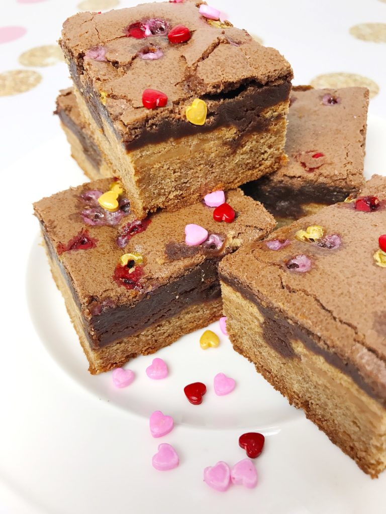 PB Cookie Chocolate Brownie Nutter Butter Bars - Celebrate the month of February with this Valentine's Day themed Recipe Round-Up. There's sure to be something your sweetheart will love.