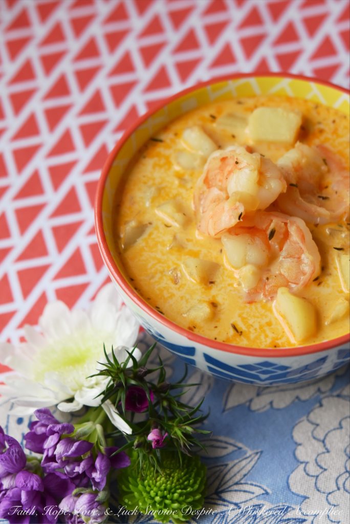 One-Pot Cajun Shrimp Chowder - Whether you find yourself craving a little taste of Mardi Gras, or maybe perhaps you’re just in the mood for a big, cozy bowl of spicy seafood goodness, this one-pot shrimp chowder is calling your name. It’s absolutely loaded with tender potatoes and juicy, plump shrimp, and every spoonful is creamy, spicy, and bursting with flavor. Trust us, if you’ve got a hankering for Cajun comfort food, this soup is about to become your new favorite. This chowder is going to have you coming back for seconds, possibly even thirds.